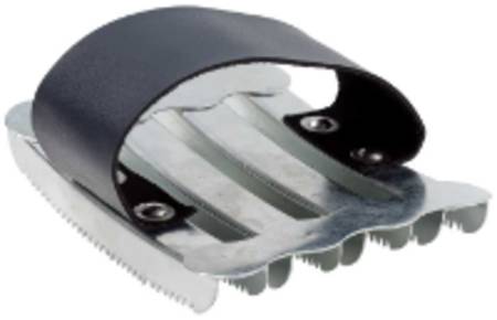 Zilco Metal Curry Comb With Leather Strap