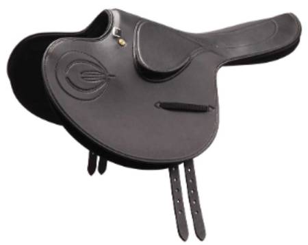 Smooth Full Tree Exercise Saddle-Quick Release Stirrup Bar