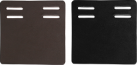Flair Leather Girth Guards-2 Slot