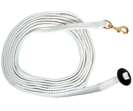 Blue Tag Braided Cotton Lunge Lead