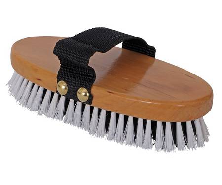 Blue Tag Wooden Back Body Brush