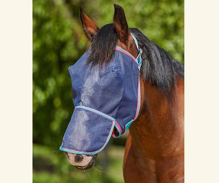 Saxon Buzz Away Fly Mask with Nose