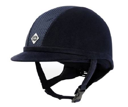 Charles Owen AYR8 Suede Helmet