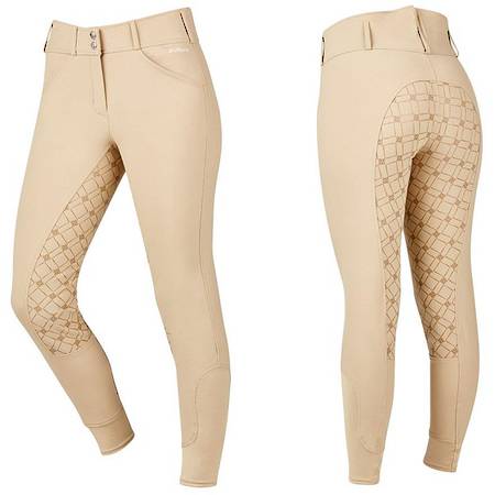 Dublin High Rise Power Full Seat Gel Print Breeches