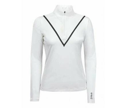 Dublin Black Sharon 1/4 Zip Long Sleeve Shirt - Xtra Large