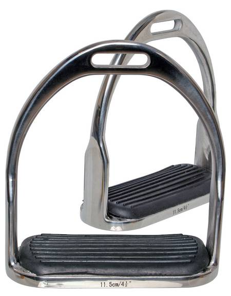 Bluetag SS Stirrup Irons with Treads