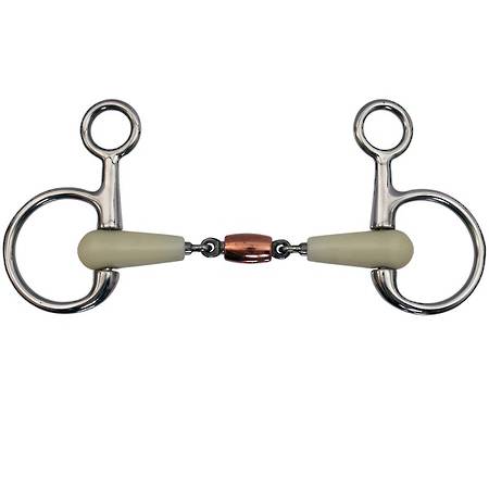 Happy Mouth Hanging Cheek Bit -Copper Roller