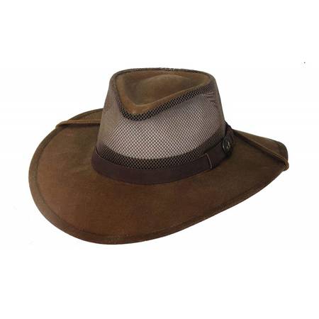 Outback Kodiak Oilskin Hat with Mesh - 1472