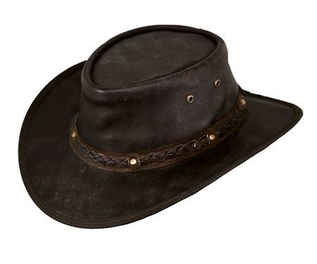 Outback Ironbark Leather Hat - 1377