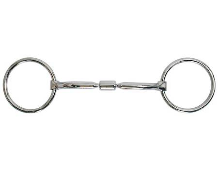 Platinum Loose Ring Snaffle With Roller