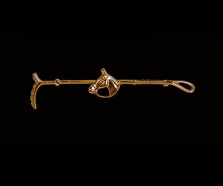 Stockpin - Horsehead on Whip