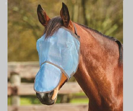 Saxon Buzz Away Fly Mask with Nose