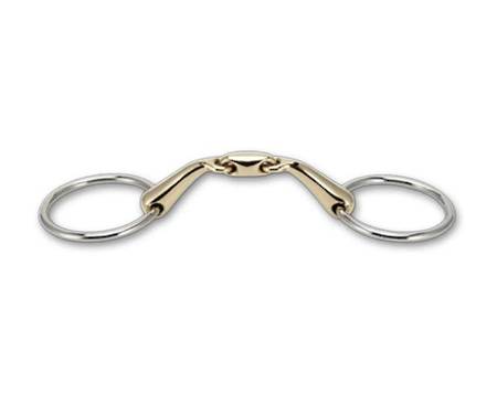 Stubben 2223 Steeltech Angled Loosering Snaffle