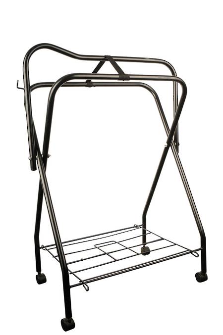 Roma Saddle Stand Rack With Rollers
