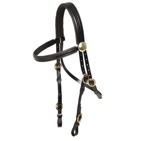 Zilco Brass Buckle Race Bridle
