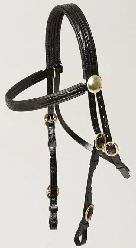 Zilco Race Bridle with Brass Buckles