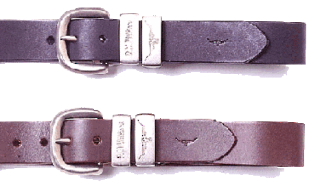 RM Williams 1-1/2" 3 Piece Solid Hide Belt CB439