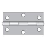 Steel Butt Hinges - Fixed Pin