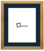 16"x20" Rimu Stain Frame Blue Mat 63rs837