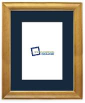 8"x12" Rimu Stain Frame Blue Mat 63rs837