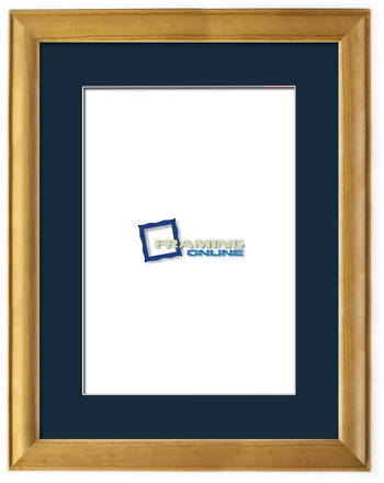12"x18" Rimu Stain Frame Blue Mat 63rs