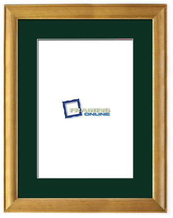 12"x18" Rimu Stain Frame Green Mat 63rs