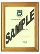 Auckland University Degree 63rs CONSERVATION