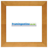 600x600mm Square Rimu Stain Frame 201