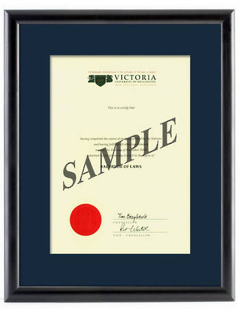 Victoria Degree 28mba423 CONSERVATION