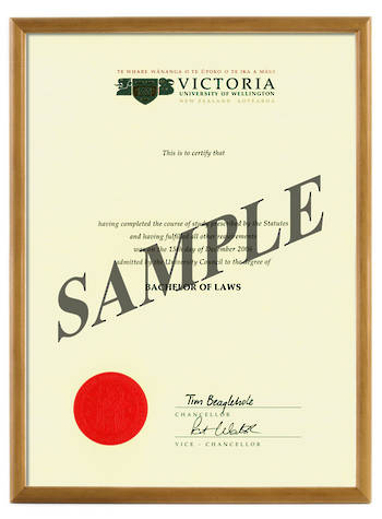 Victoria Degree 103hon CONSERVATION