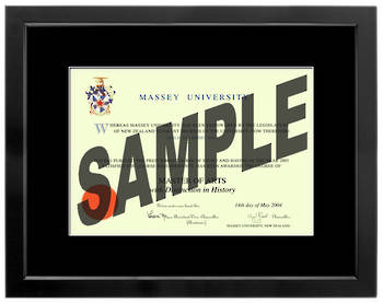 Massey Uni Degree 699sb8433 CONSERVATION