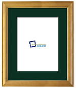 11"x14" Rimu Stain Frame Green Mat 63rs264