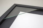 8x10 2-Window Black Box Frame Black Mat 52sb