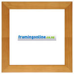 400x400mm Square Rimu Stain Frame 201