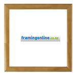 400x400mm Square Rimu Stain Frame 28