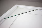 100x100mm 4-Window White Box Frame White Mat 52sw