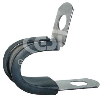 P-Clip with Liner - Stainless Steel