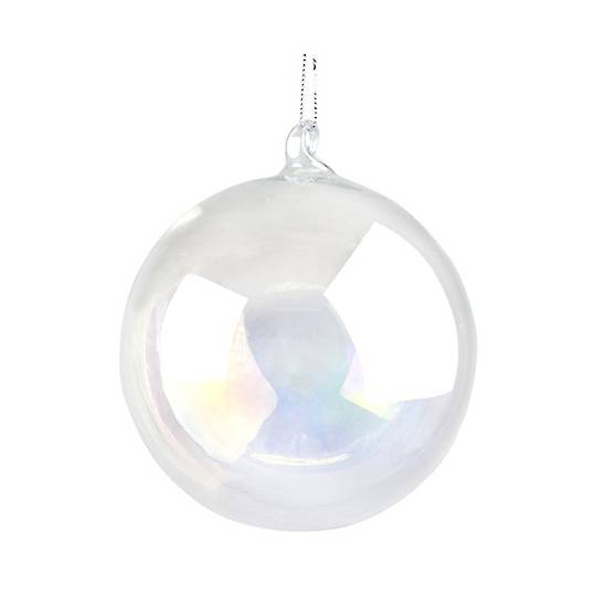 Glass Ball Clear, Soap Bubble 6cm *ETA NOV
