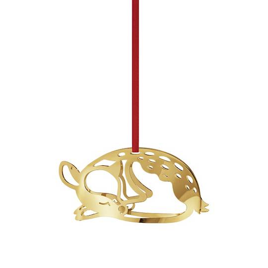 Georg Jensen Holiday Ornament, Deer, Gold 2023