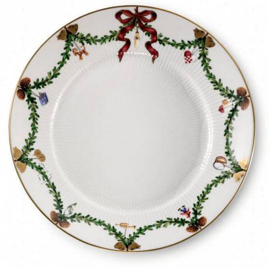 Starfluted Christmas Entree Plate 22cm *Indent