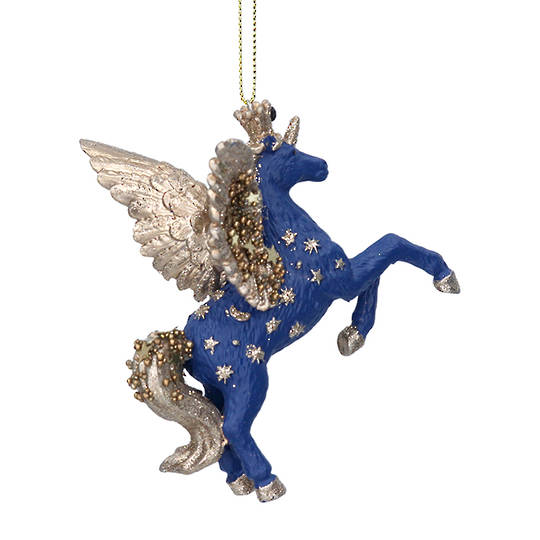 Resin Cobalt Starlight Unicorn 9cm