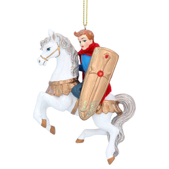 Resin Prince Charming on Horse 10cm