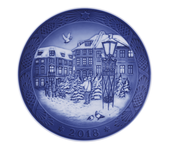 Royal Copenhagen Annual Christmas Plate 2018