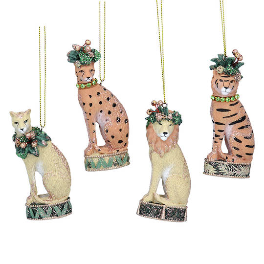 Resin Noble Jungle Cat 8cm