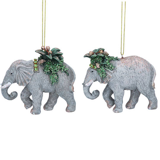 Resin Noble Jungle Elephant 8cm
