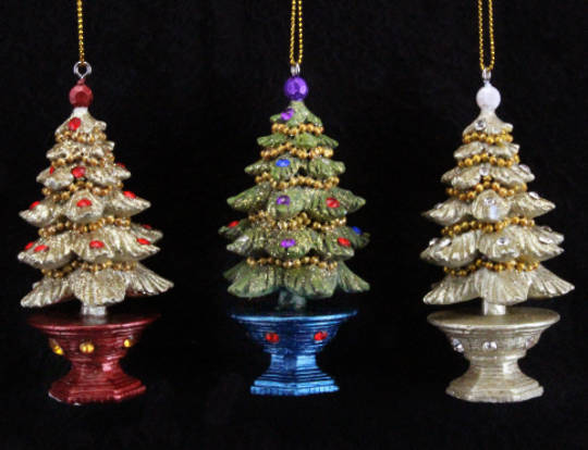 Resin Regal Jewelled 3D Tree in Pot
