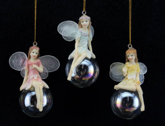 Resin Fairy on SoapBubble 9cm