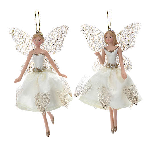 Cream Gold Peace Fairy Small 13cm