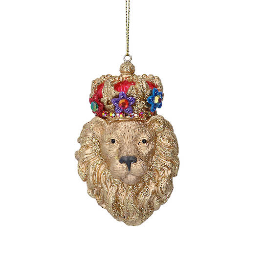 Resin Glorious Lion Head 7cm
