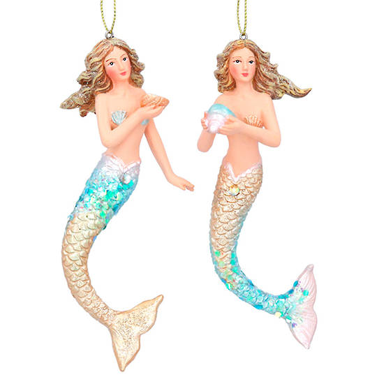 Resin Sea World Mermaid 15cm